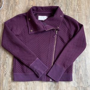 Plum Lizzie quilted jacket